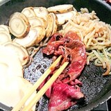太牛蒡とタケノコの贅沢すき焼き